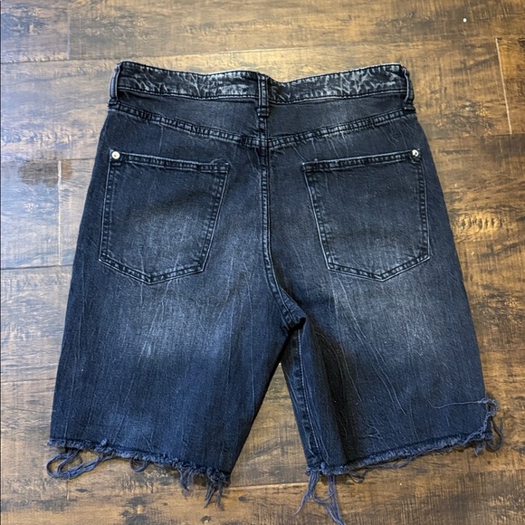 Anthropologie PILCRO faded black Bermuda shorts sz 30 - Picture 5 of 5